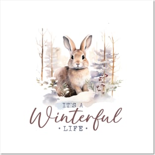 Winter Woodland Quote Posters and Art